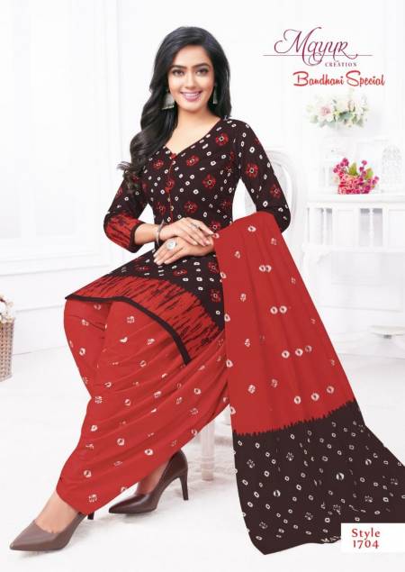 Mayur Bandhani Special Vol 17 Printed Cotton Dress Material

